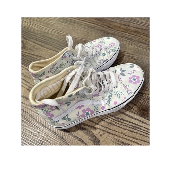 Vans Sk8-HI Max Stackform Tapered Pastel Floral/Frosted Mint/True White - Picture 3 of 5
